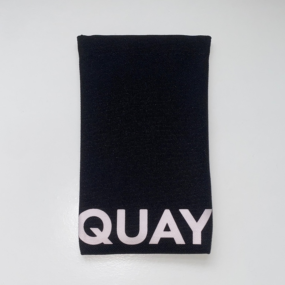 Quay Australia Black Sunglasses Sleeve